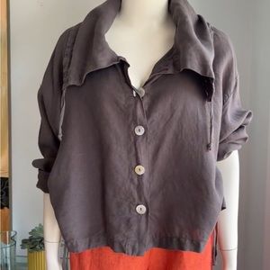 Bryn Walker beautiful linen jacket